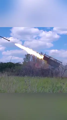 BM-21 Grad, multiple launch rocket system #military #artillery 