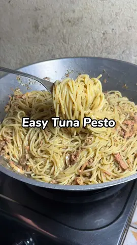 Ang sarap nito pramis! EASY TUNA PESTO #cybelliciouskitchen #EasyRecipe #redbellepepper #pesto #trending #viral #tiktokrecipe #fypシ #cybellicious #pastalover 