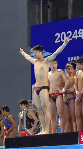 กระโดดน้ำจีน #กีฬาเยาวชน #กระโดดน้ำชาย 