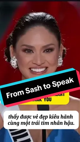 From Sash to Speak: confidently beautiful with a heart #piawurtzbach #missuniverse #missuniverse2015 #pageant #studymotivation #positivity #fromsashtospeak #CapCut #2015 #queen 