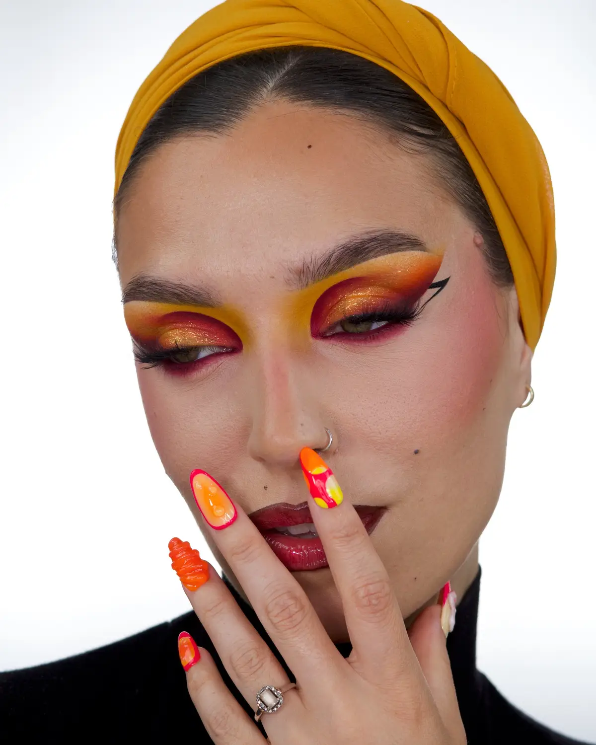 🥭🥭 i will keeo posting then 🥭🥭 ib: @beckii_jx | UGC content ☀️ @Iman Abdul Hadi @MeganWMUA ☆  #colourfulmakeup #makeuptutorial #makeup #pictures #closeupmakeup 