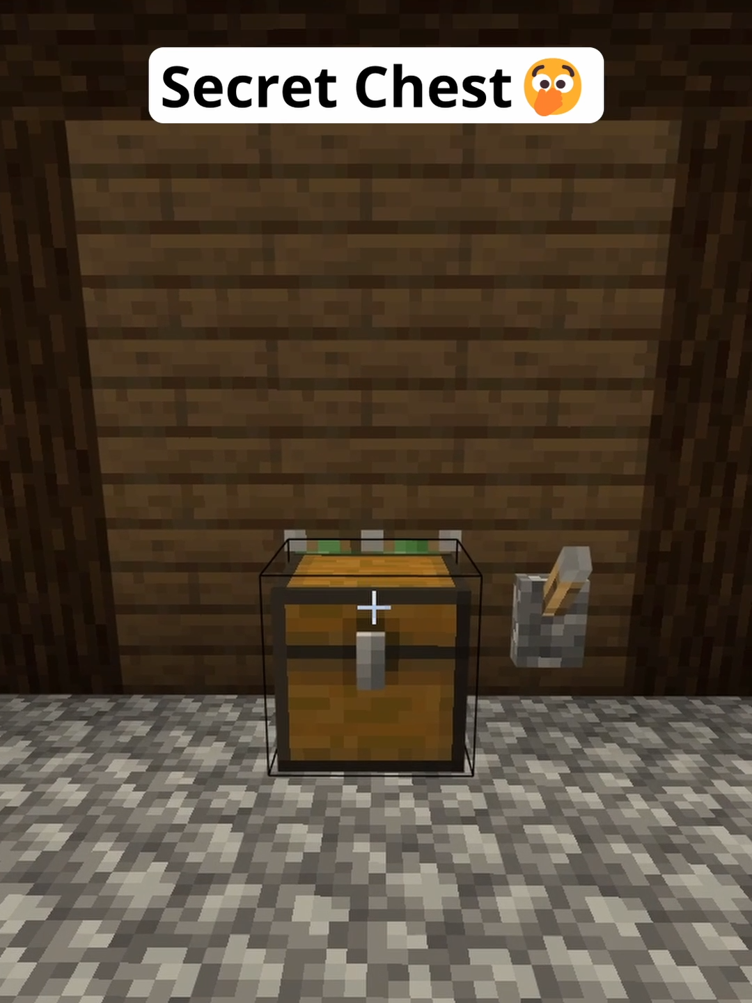 Minecraft Secret Chest🫢 #Minecraft #xperia_minecraft