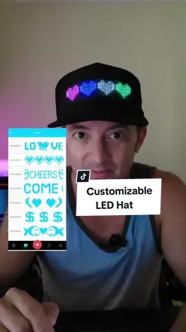 this LED hat is soon cool, customizable and easy to use!! so Manu FUN ways to use it! . . #ad #ledhat #ledscrollinghat #led #ravewear #raversoftiktok #festivalseason #festivalgear #TikTokShopSummerSale 