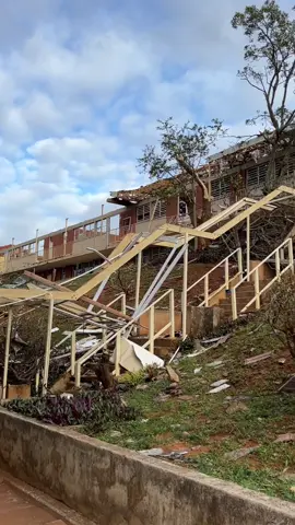 Seatides Combined School in La Mercy after the Tornado ripped through the school - Call: 061 429 5315 #dalaucrew #seatidescombinedschool with @helovesrens & @Liigma💞 