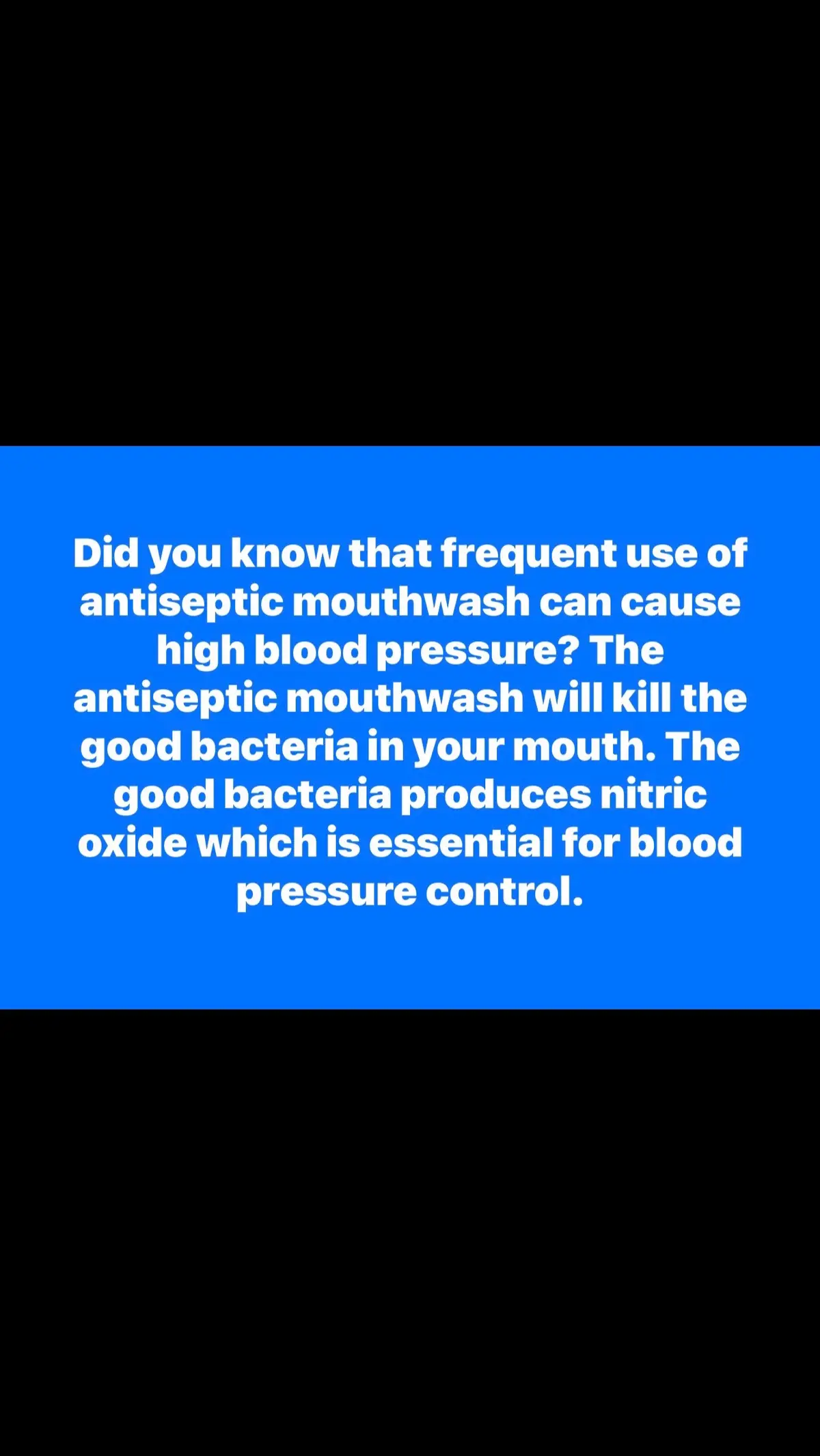 #HighBloodPressure #Mouthwash #antisepticmouthwash #FYP #ForYourPage #DidYouKnow