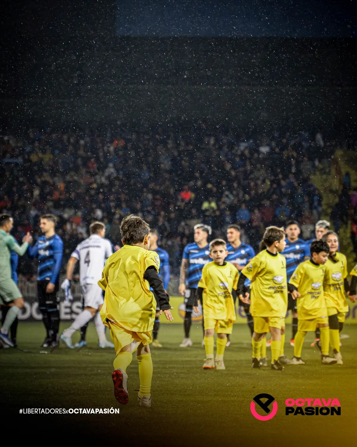 Fútbol y lluvia. La bendita Copa Libertadores 🏆🚬 Hoy Huachipato conocerá a su rival de Copa Sudamericana. En tanto, así se vivió el Huachipato-Gremio en el #Lente8P 🌧️⚽️ 📸 @huenuvil.ph