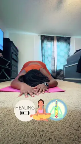 Beginner yogi. 🧘🏾‍♀️ 🧘🏾‍♀️ i cant believe i went years without practicing yoga. My blood pressure went down. I have less aches and pains from work. Its such an amazing workout. I love it ❤️ #yoga #Fitness #workout #yogi #BlackTikTok #fypage #foryou #viral #trending #stretching #keto #omad #weightloss #weightlosstransformation 