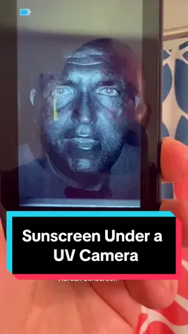 Have you ever seen what sunscreen looks through a UV camera? It is pretty wild.  This is barnone one of the best products that has been sent to me. It is SPF 50 and virtually disapears once applied.  No greasy shine at all. Oh yeah, and it does NOT sting your eyes when you get sweaty. #koreanskincare #beautyofjoseon #sunscreen 