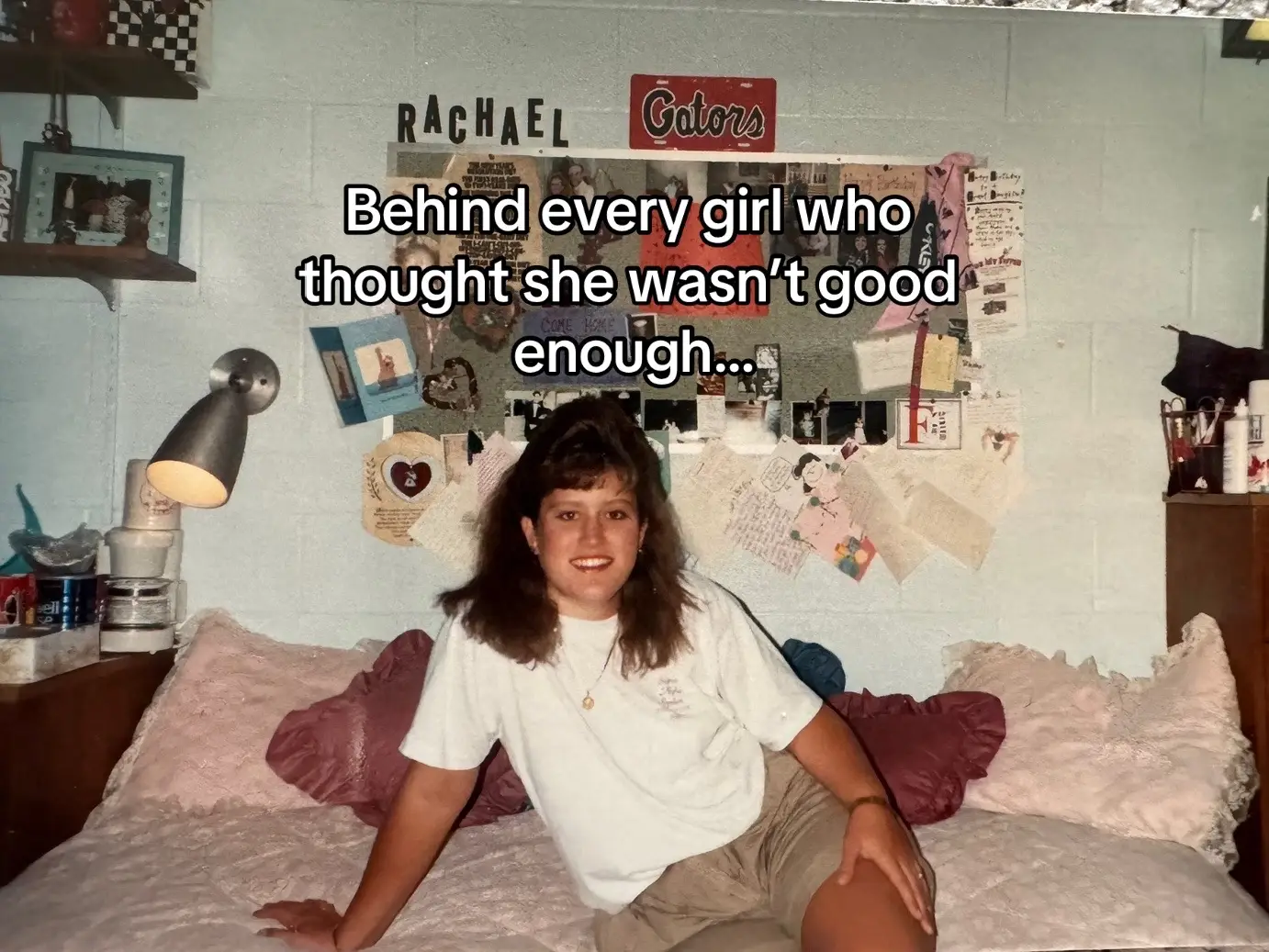 Always remember better days are ahead. 18 year old me sitting in that college dorm, could have never dreamed that she would be the Mom to the 3 most amazing kids that would teach her what unconditional love was!❤️#51yearoldmom #MomsofTikTok #mom #momandkids #motherandchild #inspirational #unconditionallove 