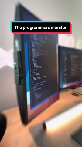 Game-changing monitor found! This is the BenQ RD280U. It’s honestly a text-rendering powerhouse with its #rare 3:2 ratio design. I can’t imagine going back to 16:9.  Shout out to the wifey for helping me film and edit this. 😍 #desksetup #programmer #monitor #softwareengineer 
