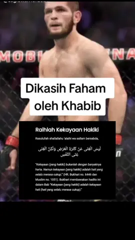 baru manusia nih yg kasih faham blm sang penciptanya #fypシ゚viral #motivasihidup #belajar #khabib_nurmagomedov #UFC #moslem #motivation 