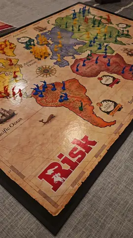 Taught my family RISK tonight and a few turns in, the dice 🎲🎲🎲 throws became as fierce as cannon fire! 💥💥💥. Loved this game as a kid! #boardgames #boardgame #game #games #gaming #fyp #GamingOnTikTok #tiktokgaming #risk #riskgame #strategygame  #strategygames #family #fun  #tabletopgames #battle #strategy #video #dice 