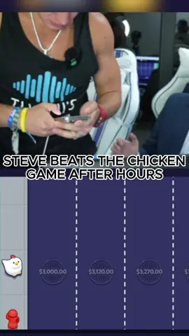 Steve beat the chicken game after hours of playing #stevewilldoit #kickstreaming Play the game on roobet