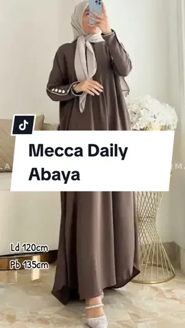 Mecca Daily Abaya bahan Cringkle✨ Yu klik keranjang kuning🥰🤗 #meccadailyabaya #abaya #fashionwanita 