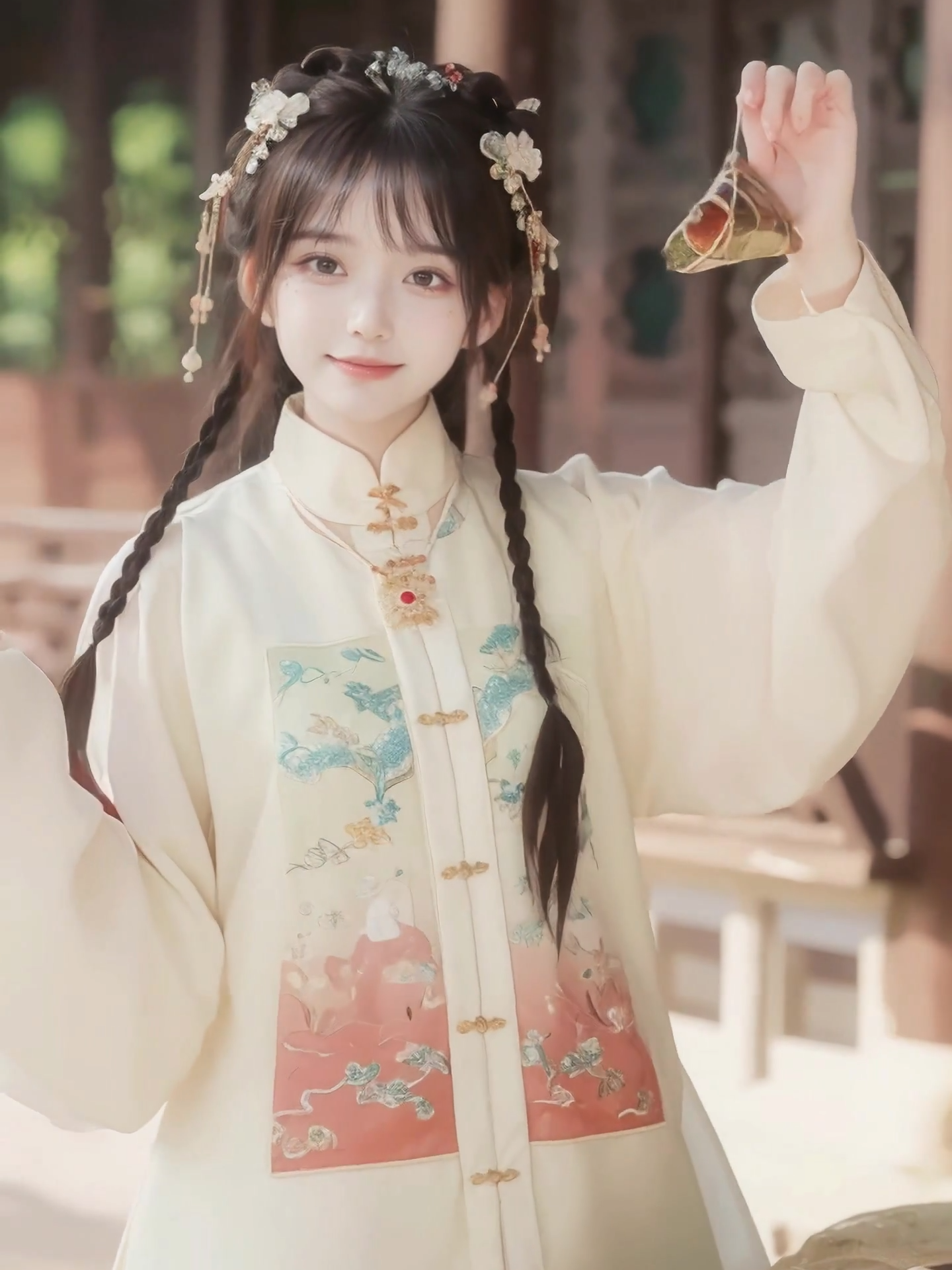 端午安康~今天吃的什么粽子呀？  #古风汉服美如画 #端午节安康 #有一种穿越时空的美
