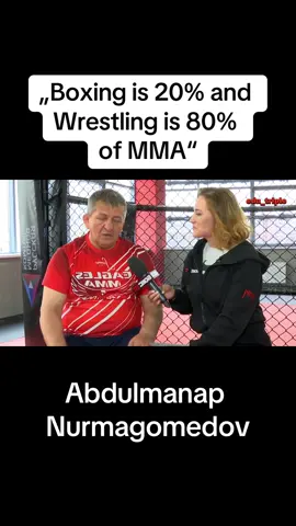 Boxing is 20% and Wrestling is 80% of MMA - Abdulmanap Nurmagomedov / #judo #sambo #mma 