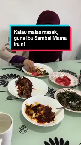 Kalau malas nak beria memasak, saya guna Sambal dari @Sambal by Mama Ira ni je. Mudah jah. Panas sambal ni, pastu masuk je lauk apa nak masak. Siap! Student yang duduk rumah sewa sesuai guna ni. Cepat siap! #ibusambalmamaira #ibusambal #sambalpaste #ikanpedas #telurpedas 