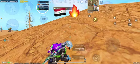 1 vs 3 ( acc 🇮🇶🔥) #میکمیک #mek_mek #ببجي #iraq🇮🇶 