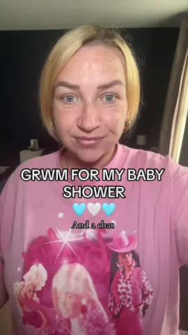 GRWM FOR MY BABY SHOWER 🩵🥹🩵 #babyshower #GRWM #grwm #babyshowerideas #grwmformybabyshower #babyshowergift #babyshowerparty #babyshowermakeup #pregnant #pregnantlife #pregnancy #thirdtrimester #32weekspregnant #honesttalk #mumsoftiktok #mumlife 