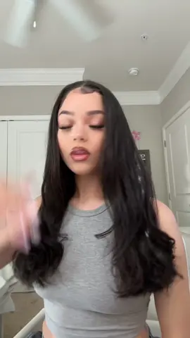 for my  look, i used oil and used small sections! this straightener was so easy to use!!! its linked above ans in my showcase #TYMO #tymo #hairstyle #straightener #straighteninghair #blowoututorial 
