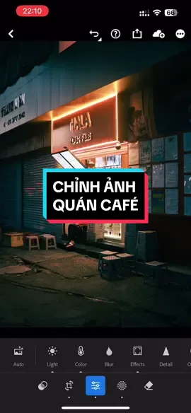 Replying to @Tong Viet Hoang  Quá trình mình chỉnh bức ảnh quán cafe theo phong cách cá nhân. Phần masking bản lightroom free không có thì có thể bỏ qua cũng được. Kiến thức hậu kỳ của mình vẫn còn non kém. Mong các tiền bối không chê cười. #fyp #anhchupanh #lightroom