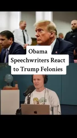 Obama Speechwriters React to Trump Felonies #trumpverdict  #trumpfelon  #trumpcharged  #trumpbiden  #uselection 