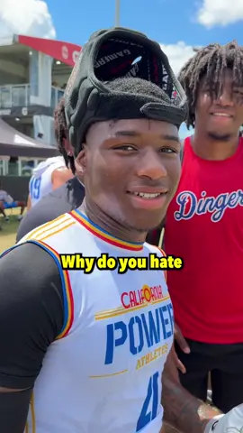 I LIVE FOR THE CALI POWER X BOOM DRAMA HAHAHAHA #calipower #midwestboom #football #ot7 #7on7 #7v7 #d1 #beef #drama 