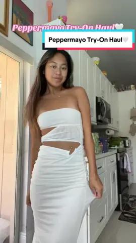 peppermayo try-on haul with your summer essentials🤍 @PEPPERMAYO #peppermayo #peppermayohaul #whitedress #summerlook #summerlookbook #summeressentials #summeroutfits #summerfits 