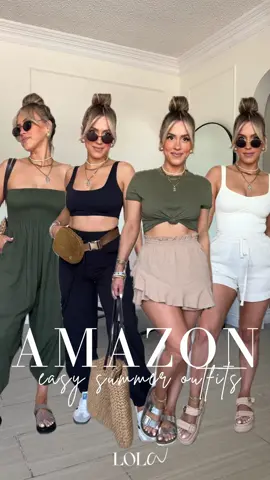Casual cute summer outfits 🤗 #fyp #TikTokFashion #outfitideas  🔗Shop on my Amazon storefront > photos OR my LTK 
