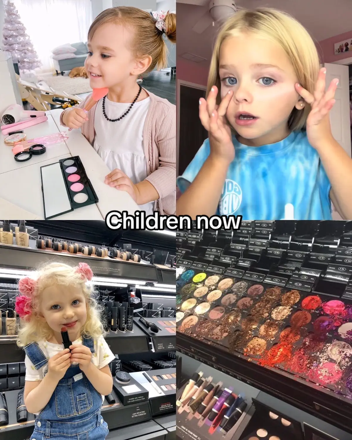 #children #teenagers #havefun #makeup #playground #sephor #lookingback #goviral #blow #fyppppppppppppppppppppppp 