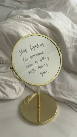 stop fighting for someone who is okay with losing you #loveyourself #lettinggo #movingontobetterthings #selflove 