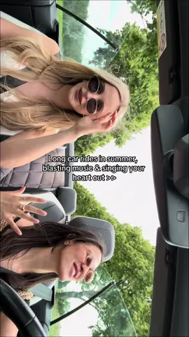 Those summer car rides >>>  #Summer #friends #singing #drive #carride #summerdrives #convertible #goodvibes #girltherapy #roadtrip 