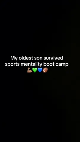 My boy finished strong 💪🏽💚💙 #football #bootcamp #fypage #houston #sports #ready #💙💚 @Ta'Majai Young @NFL @NFL on FOX Podcast @NFL on CBS