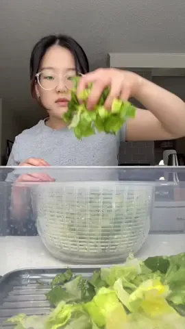 Food prep for the week! #foodprep #mealprep #kitchenasmr #saladspinner #cookwithme 