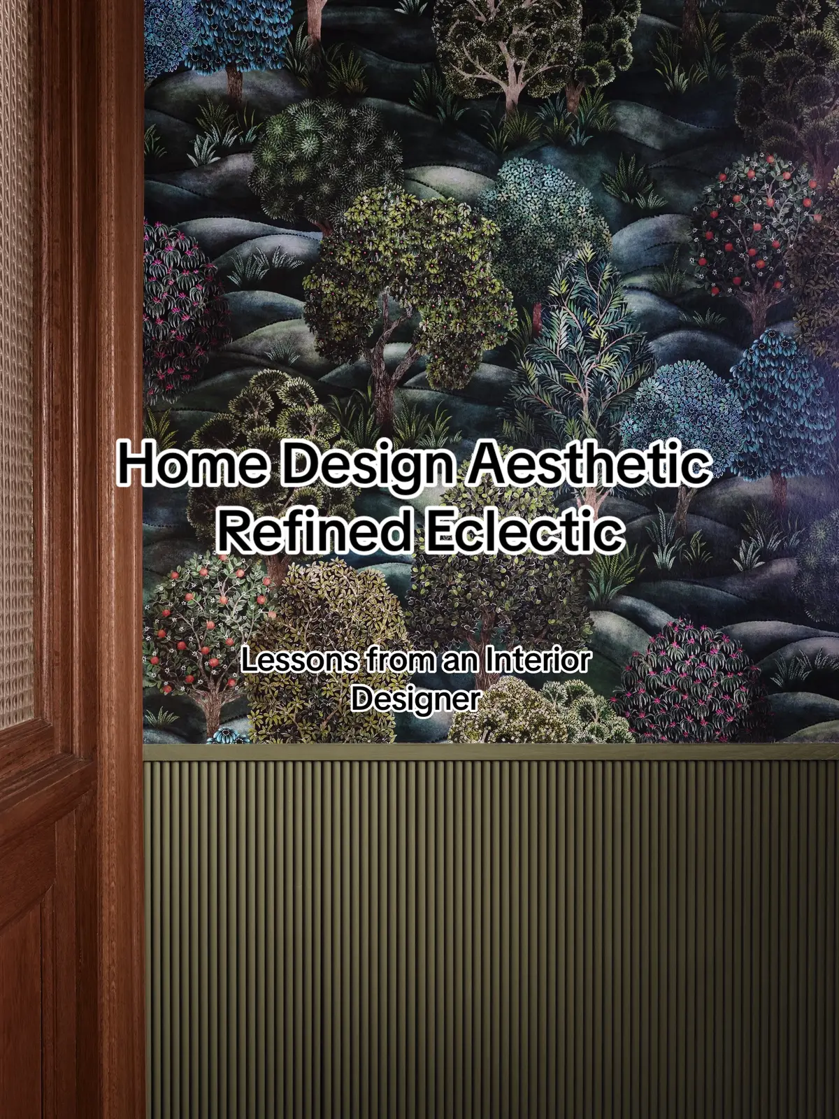 Refined eclectic aesthetic is my love language.  #interiordecor #eclecticdecor #interiordesigner #homeaesthetic #wallpapers 