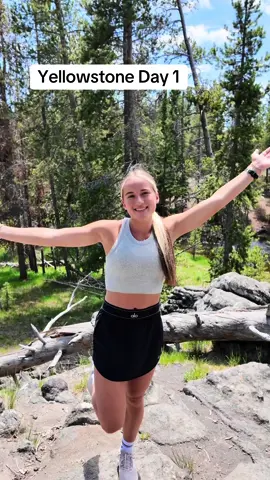 Day 1 in Yellowstone!!! #fypage #Hiking #yellowstone 