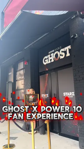 GHOST × POWER 10 FAN EXPERIENCE 🔥 #ghostpower #nycpopup #nycpopupalert #nycthingstodo #fanexperience #ghost  #thingstodo #nyc #ny #50cent #starz #power10 #powerstarz @STARZ 