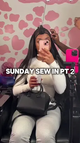 PART 2 : Day in my life, Today is my day off I love Sundays  Hairstylist: @DA LACE BANDIT  Hair: @BUW Hair Factory               #wiginstall #fyp #bundles #sewin #leaveout #sewinleaveout 