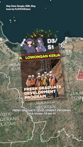 FRESH GRADUATE DEVELOPMENT PROGRAM untuk lulusan D3 dan S1 kembali dibuka oleh PT Pamapersada Nusantara dengan persyaratan Tidak buta warna dan merupakan lulusan baru. Peserta yang lolos seleksi akan di tempatkan di Kalimantan dan Sumatera Selatan. #loker #lowongankerja #fyp #viral #trending 