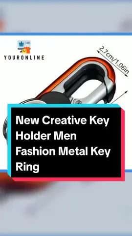 New Creative Key Holder Men Fashion Metal Key Ring #keyfashion #keyring #keyholder #fyp #fypシ゚viral 