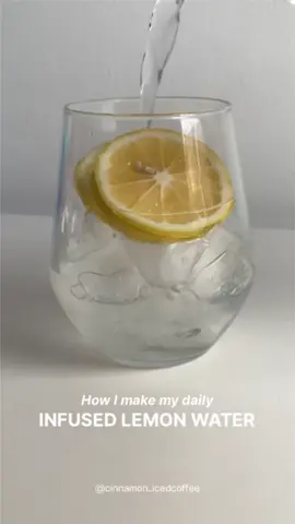How I make Infused Lemon Water 🍋🧊 What I used? • Lemon • Iced cubes • Water Let’s make one! 😊 #lemon #infusedwater #Recipe #EasyRecipe #aesthetic #naturaldrink #healthylifestyle #wellness #fyp #foryoupage 