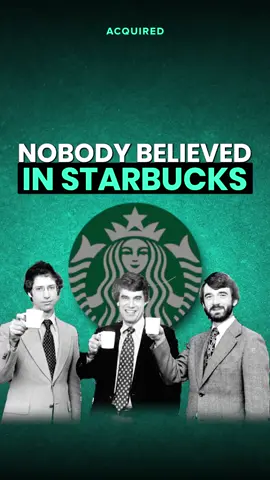 Nobody believed in Starbucks Coffee - New Episode Out Now! #starbucks #cafe #coffee #business #podcast Listen to the full episode 🎙️ Season 14, Episode 5 - Starbucks (with Howard Schultz)