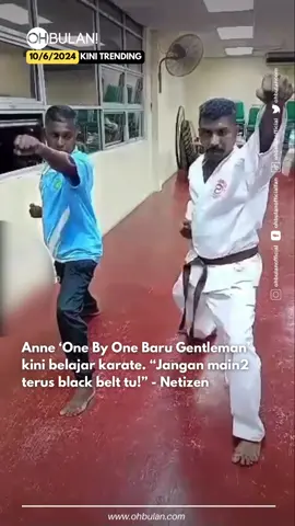 Season 2 bertajuk one by one revenge pulak 😅 #ohbulan #trendingnewsmalaysia #anne #onebyone #gentleman #belajar #karate #taekwondo 