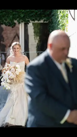 My husband and daughter's first look, most important walk he ever took her on and their foest dance! she changed her last name, but his.little girl she will always be! #daddysgirl #fatherdaughter #fatherofthebride #weoweitalltohim #andHim #fyp #foryoupage #wedding @Haylie Blurton @Jason Blurton 
