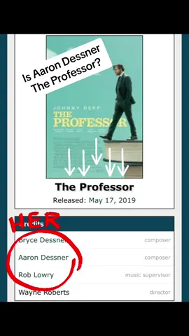 Is #AaronDessner the professor in the song #themanuscript #taylorswift #ttpd 