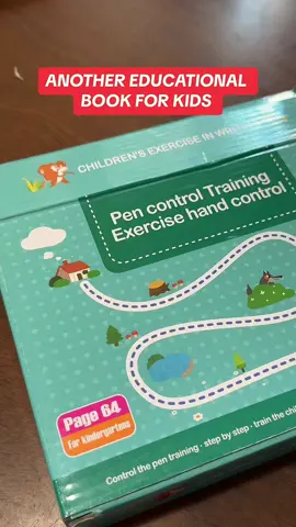 Pen control training book #fyp #education #kid #painting #tiktokshop 