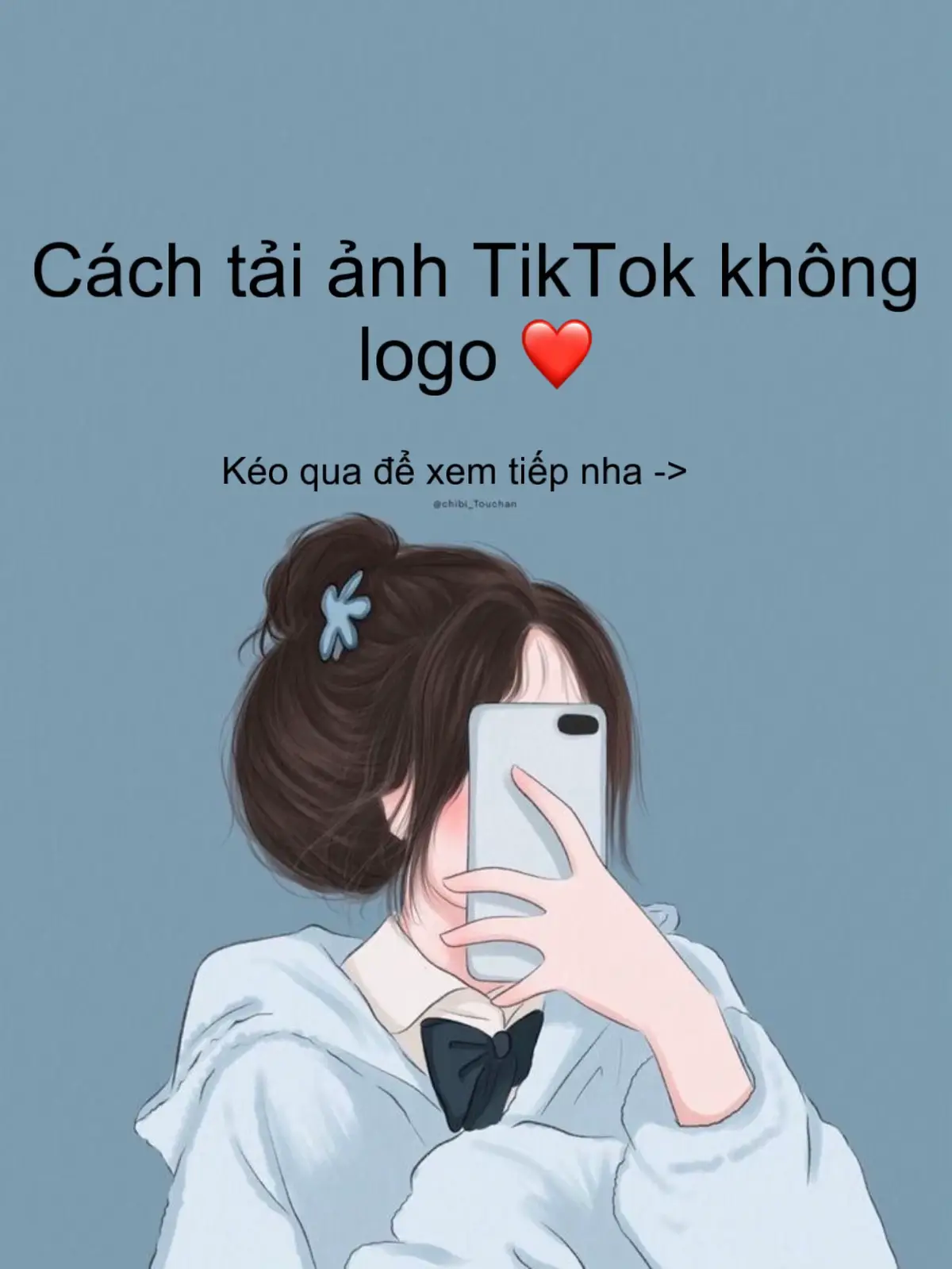 Tui thấy mọi người hay hỏi cách tải ảnh và muốn lấy ảnh về không dính logo tiktok nên tui lên bài này. Mọi người làm thử xem sao nha 🥰🥰 #wallpaper #muonduoclenxuhuong #logotiktok 