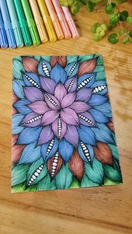 Arte terapia para relaxar a mente e acalmar a alma, vêm comigo rabiscar lindas pétalas e depois colorir ❤️ #ansiedade #arte #arteterapia #satisfatório #relaxante #artista #rabisco #zentangle #flores #desenho #drawing #DIY 