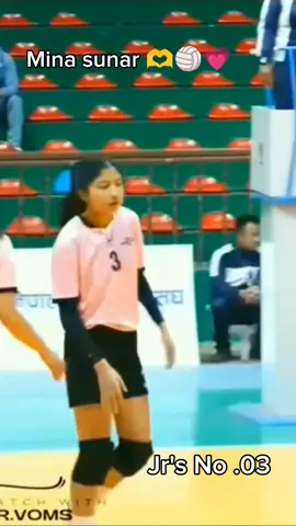 #mina sunar🫶💗🏐#fypシ゚viral #sakdina #keepsupporting #volleyball #fyppppppppppppppppppppppp #volleyballplayer 