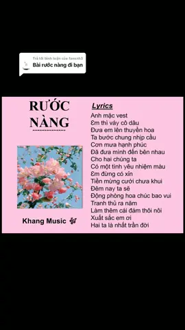 Trả lời @fansnh3 RƯỚC NÀNG REMIX LYRICS  #fyp #xuhuong #music #lyrics #capcut#capcut 